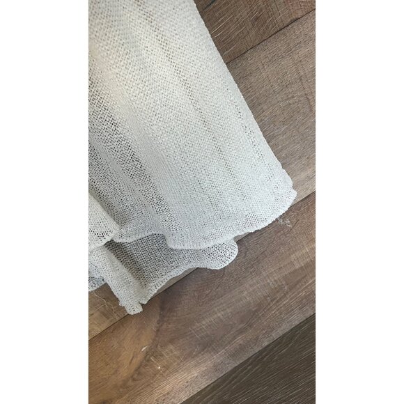 PROENZA SCHOULER Anita Dress in off white Knit Sheer Mesh SIZE M - Picture 11 of 11